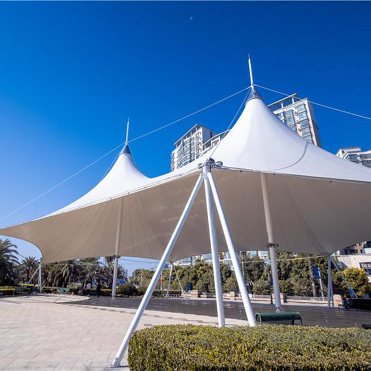 张掖膜结构景观棚