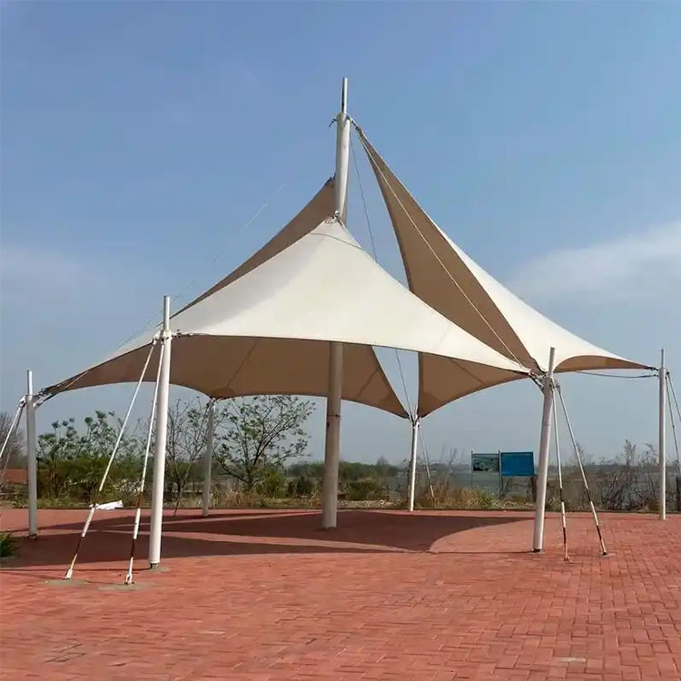 张掖膜结构景观棚