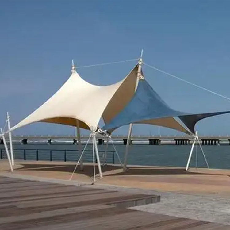 张掖膜结构景观棚