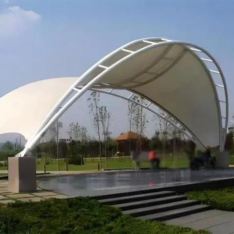 张掖膜结构景观棚