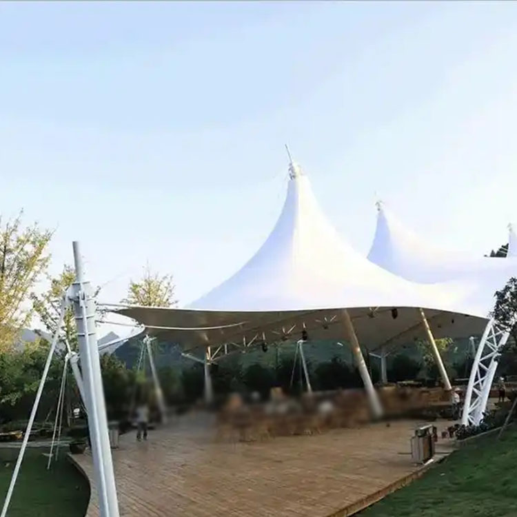 张掖膜结构景观棚