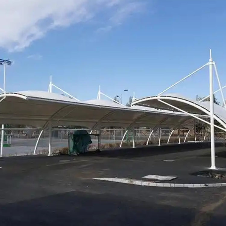 张掖膜结构电动车棚