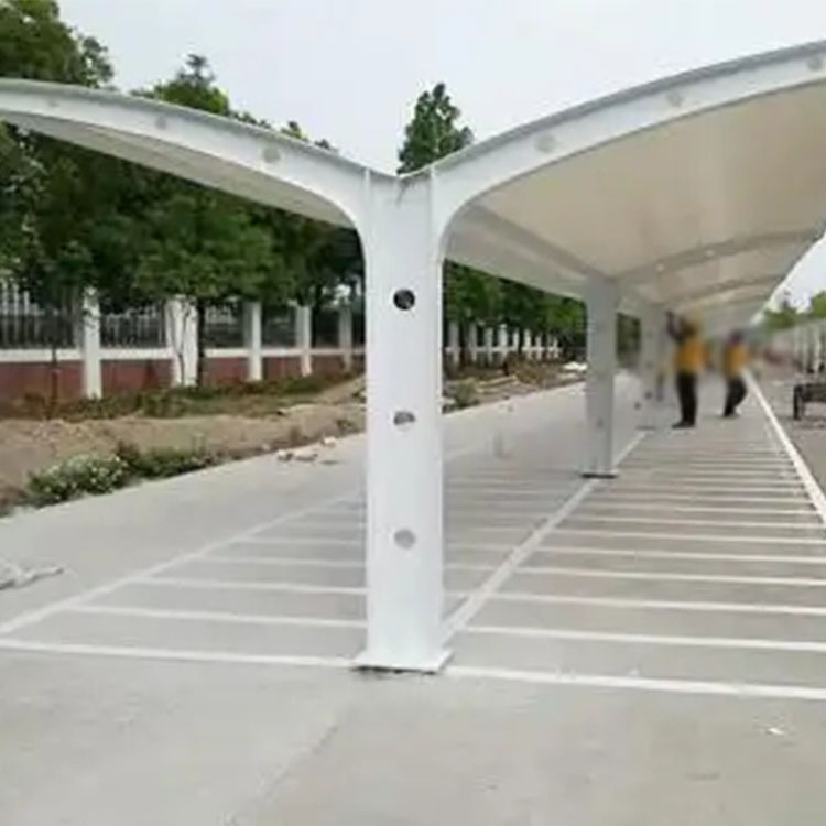 张掖膜结构电动车棚