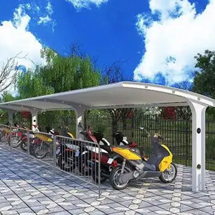 张掖膜结构电动车棚