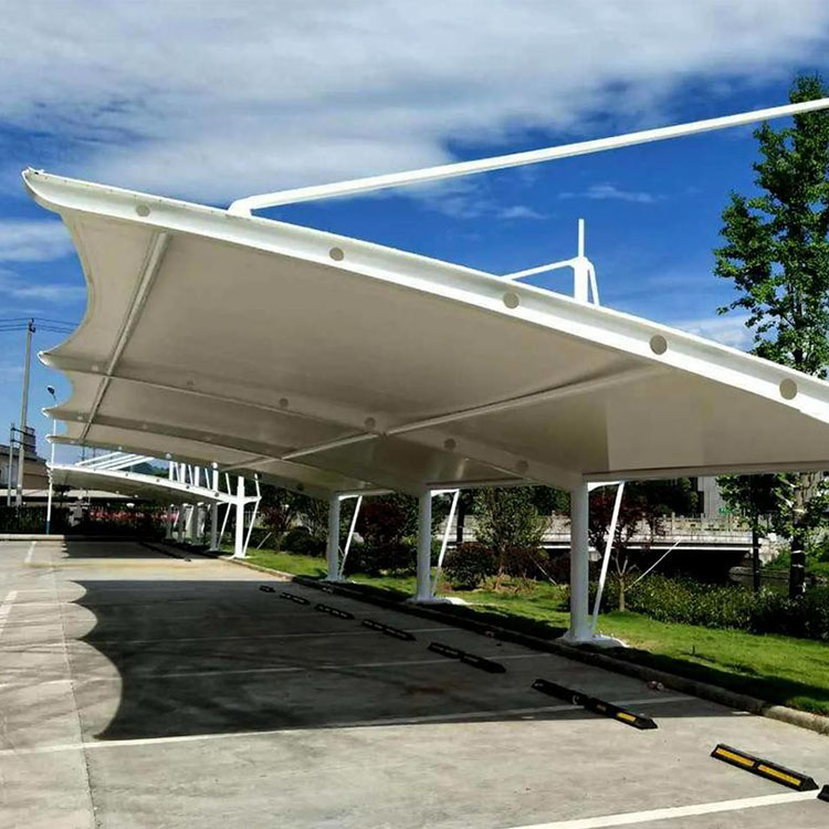 张掖膜结构汽车棚