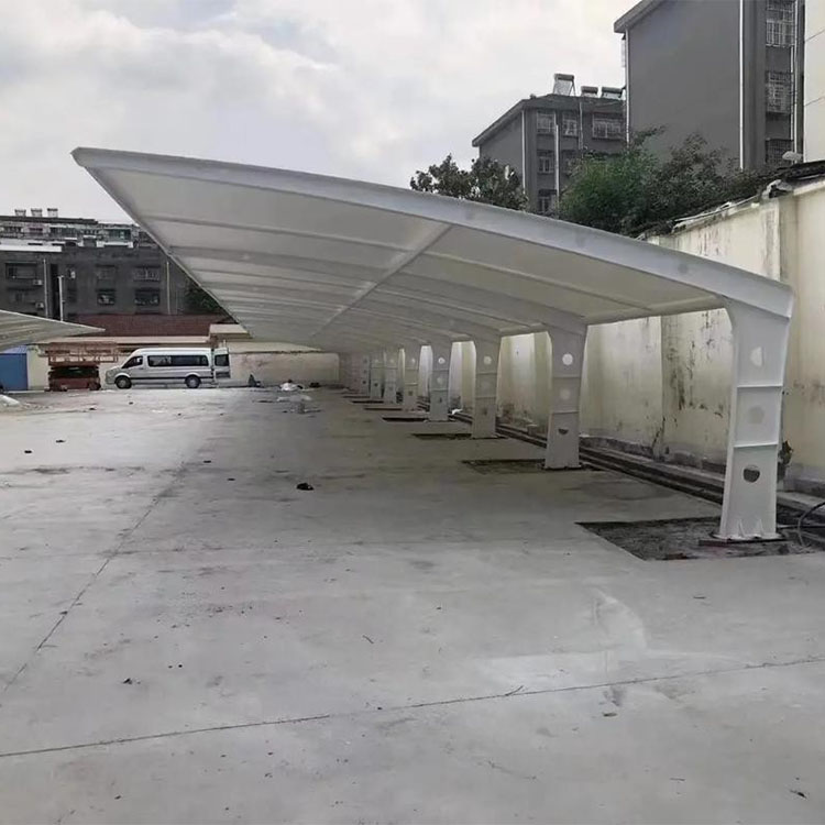 张掖膜结构汽车棚